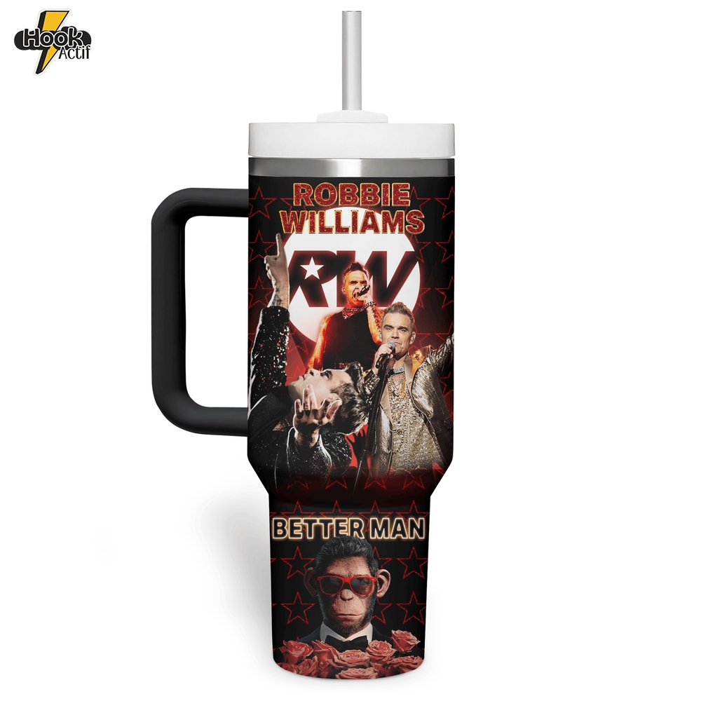 Robbie Williams Stanley Tumbler Cup Robbie Williams Stanley Tumbler Cup