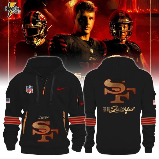 San Francisco 49ers x Faithful Rivalry 2025 Quarter Zip Hoodie