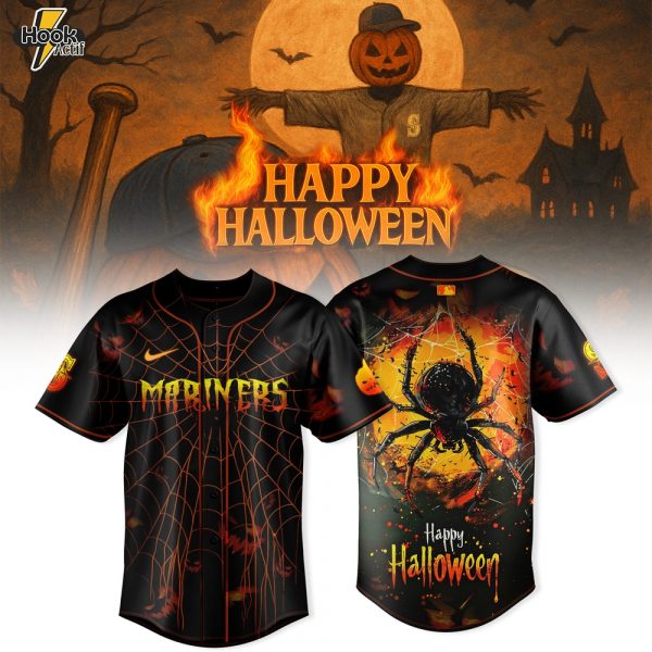 Seattle Mariners – Happy Halloween Baseball Jersey