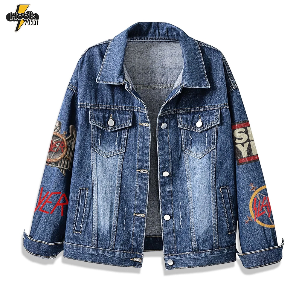 Slayer Band Denim Jacket Slayer Band Denim Jacket