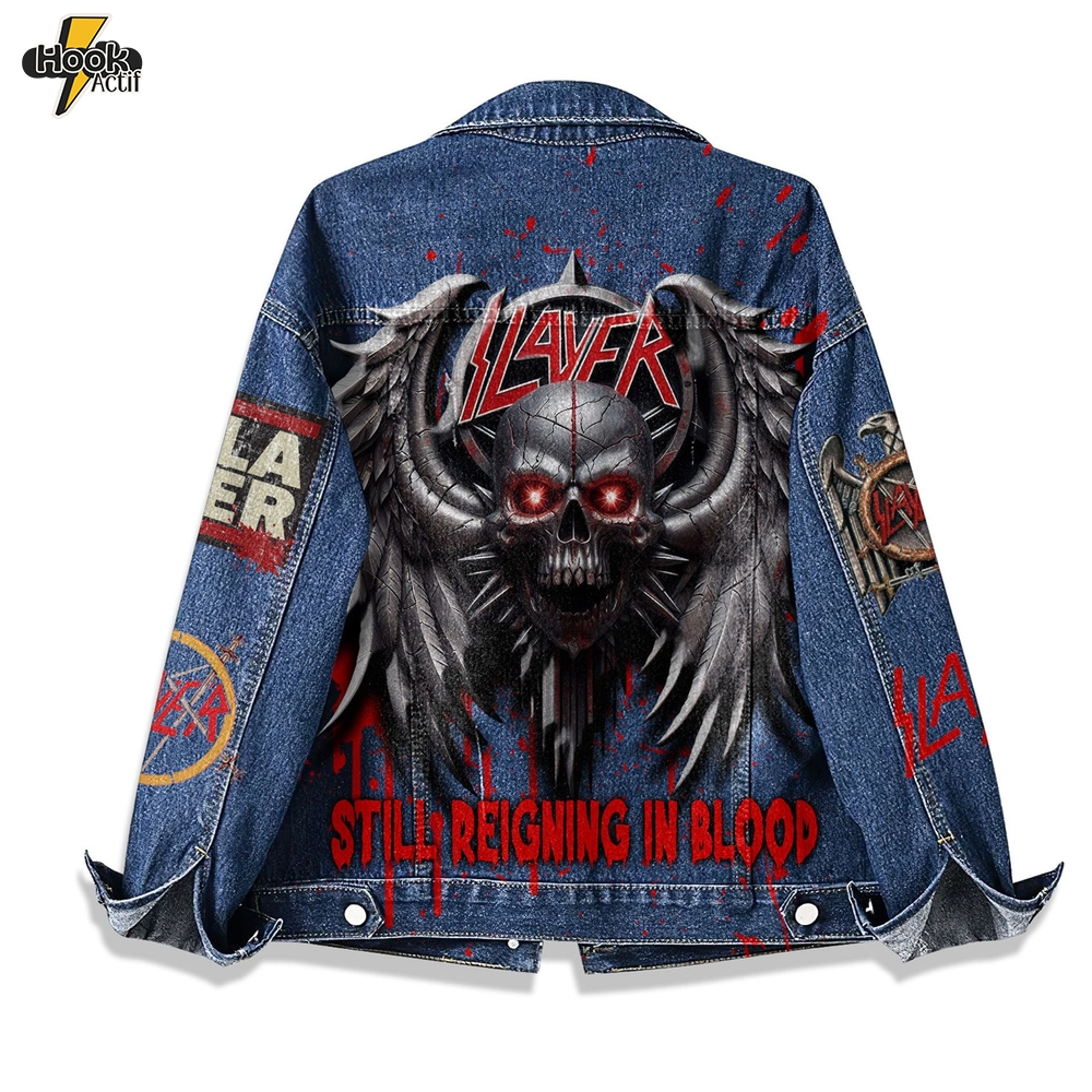 Slayer Band Denim Jacket Slayer Band Denim Jacket
