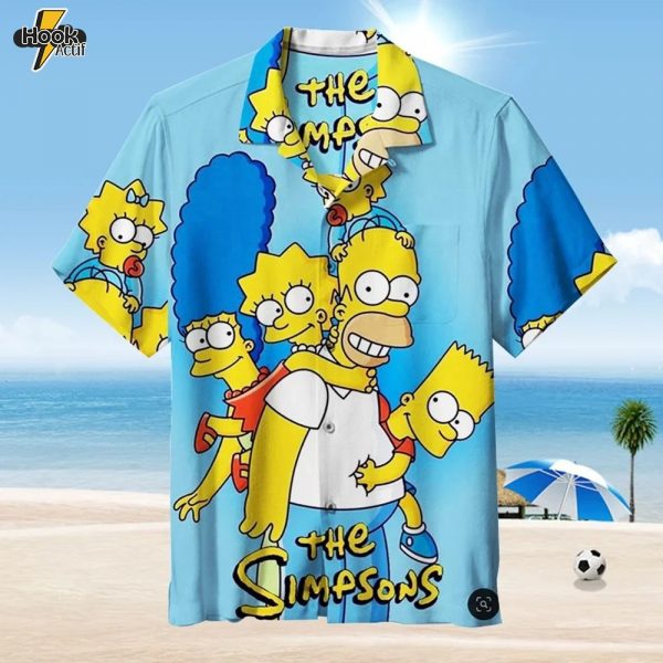 The Simpsons Blue – Hawaiian Shirt – Owl Ohh