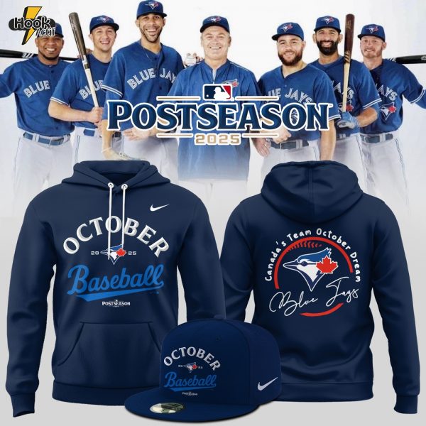 Toronto Blue Jays 2025 MLB Postseason Authentic Collection Hoodie (Copy)