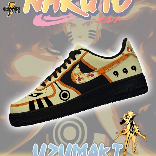Uzumaki Naruto No.3 Custom Low Sneakers