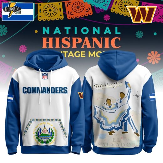 Washington Commanders x El Salvador Heritage Hoodie