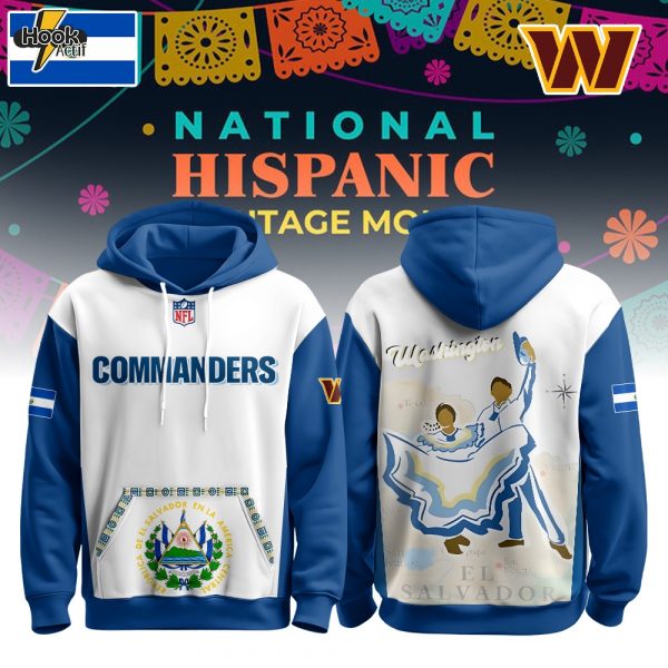 Washington Commanders x El Salvador Heritage Hoodie