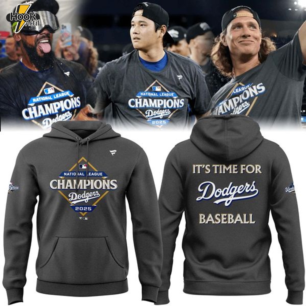 2025 Dodgers National League Champions Hoodie 2025 Dodgers National League Champions Hoodie