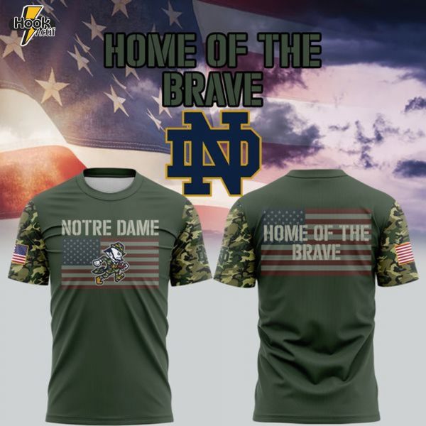 2025 Notre Dame Military Appreciation T-Shirt