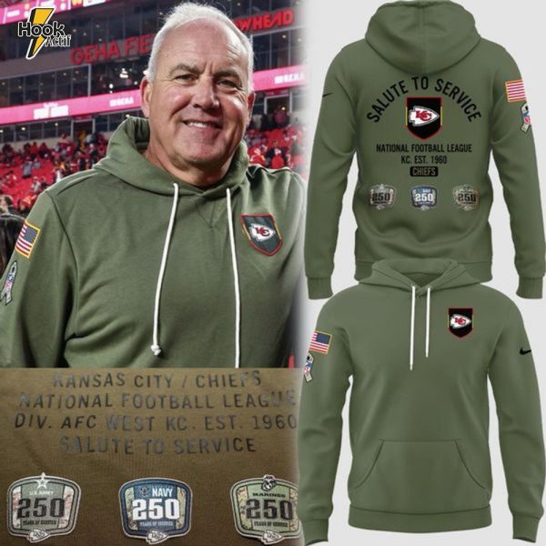 2025 Salute to Service Kansas City Chiefs Hoodie