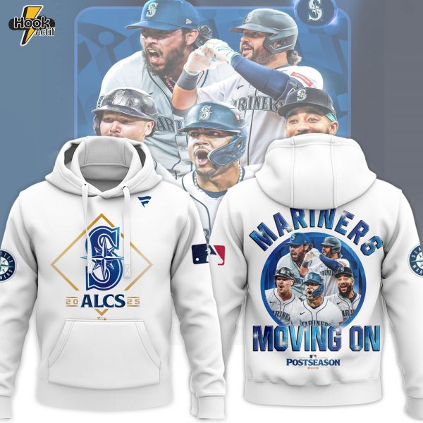 ALCS Mariners Moving On Postseason Hoodie - White