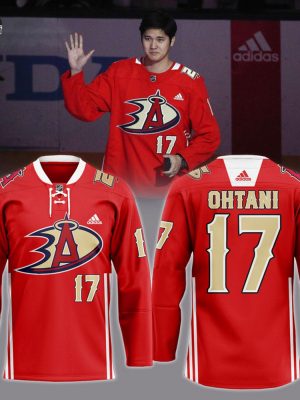 Anaheim Ducks x Shohei Ohtani Limited Edition Hockey Jersey