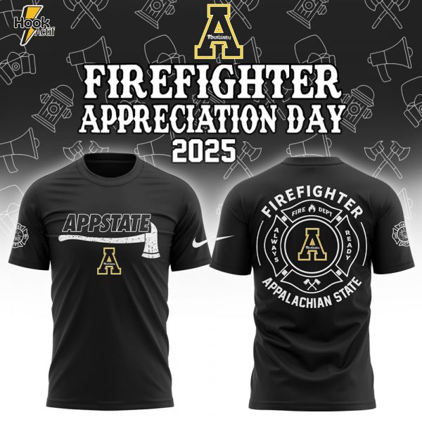 Appalachian State Firefighter Application Day Shirt