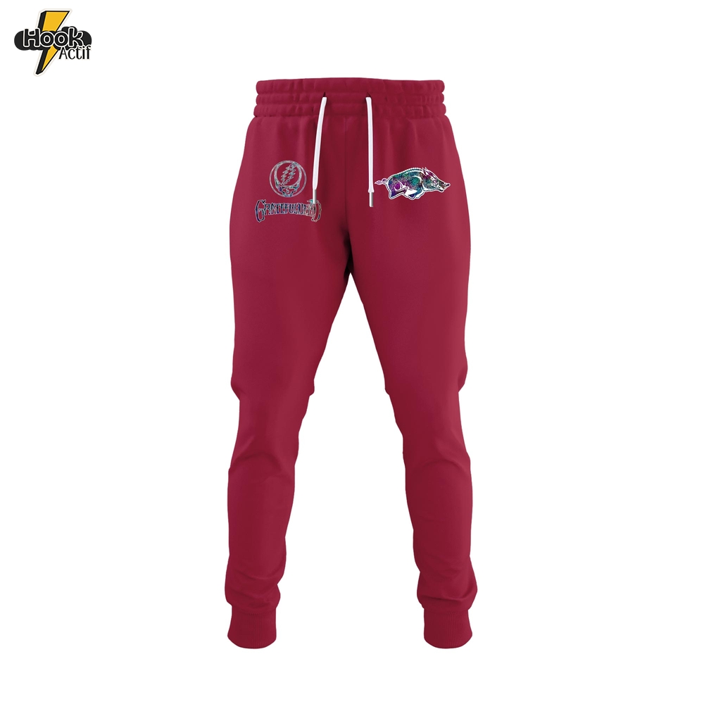 Arkansas Razorbacks x Grateful Dead 60th Anniversary Hoodie Set 2025 Arkansas Razorbacks x Grateful Dead 60th Anniversary Hoodie Set 2025