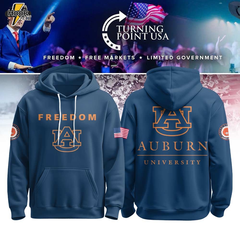 Auburn Tigers Campus Freedom Turning Point USA Hoodie 2025 Auburn Tigers Campus Freedom Turning Point USA Hoodie 2025
