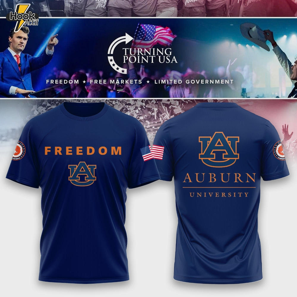 Auburn Tigers Campus Freedom Turning Point USA Shirt 2025 Auburn Tigers Campus Freedom Turning Point USA Shirt 2025