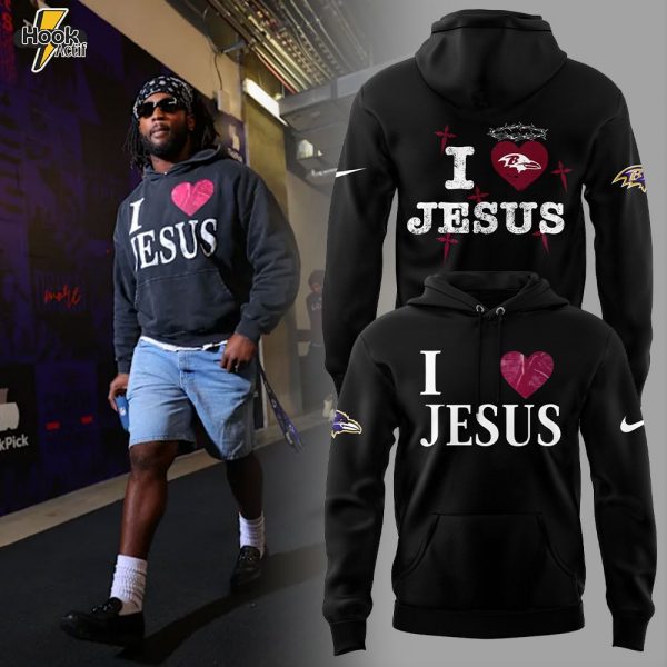B.Ravens I Love Jesus Hoodie