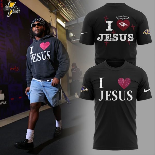 B.Ravens I Love Jesus Shirt