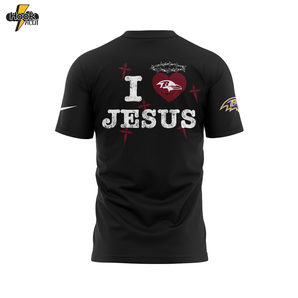 B.Ravens I Love Jesus Shirt B.Ravens I Love Jesus Shirt