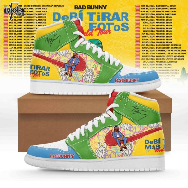 Bad Bunny – Debí Tirar Más Fotos World Tour AJ1 Sneaker