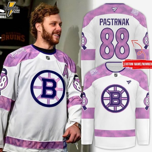 Boston Bruins Breast Cancer Awareness Month Hockey Jersey