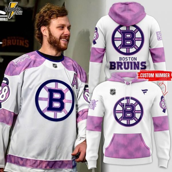 Boston Bruins Breast Cancer Awareness Month Hoodie