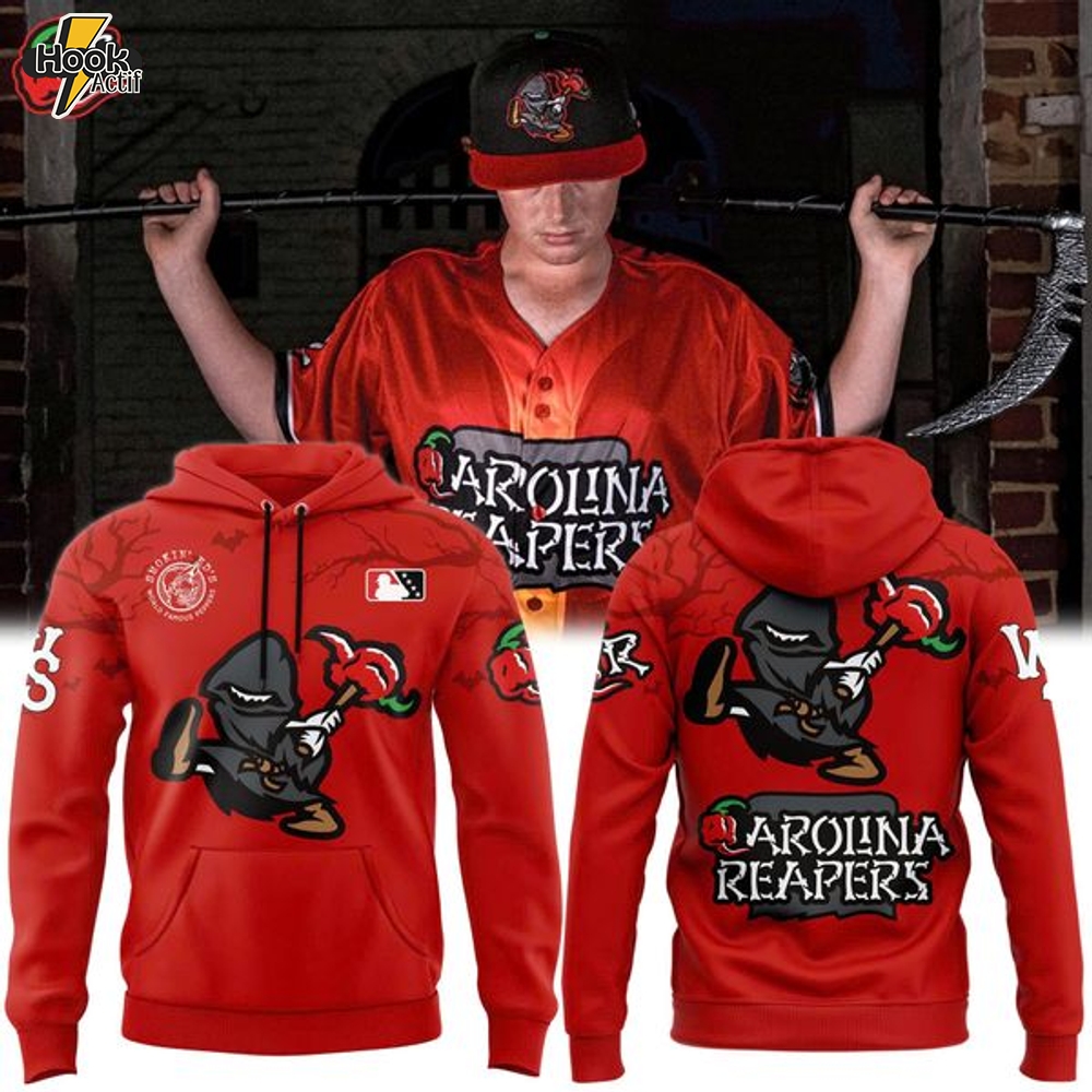 Carolina Reapers - Red Wordmark Hoodie Carolina Reapers - Red Wordmark Hoodie