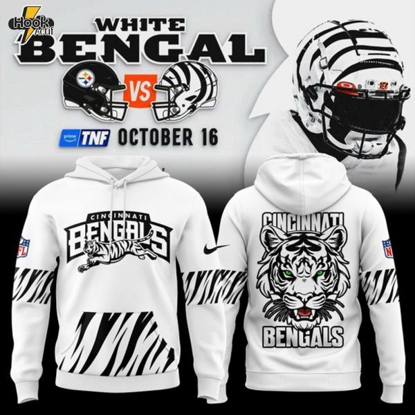 Cincinnati Bengals White Limited Edition Hoodie