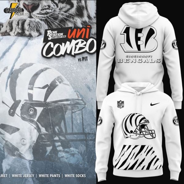 Cincinnati Bengals Whiteout Limited Edition Hoodie