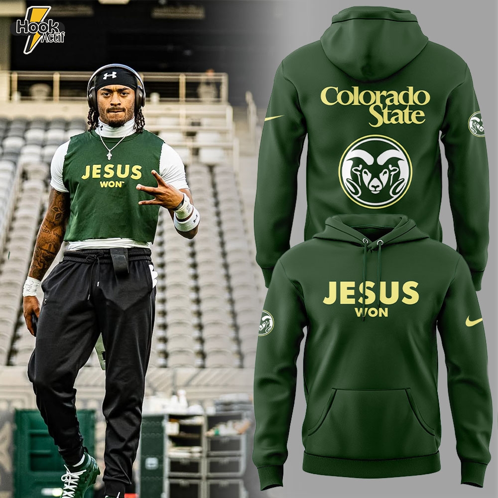 Colorado State Football Jesus Won 2025 Combo Hoodie Colorado State Football Jesus Won 2025 Combo Hoodie