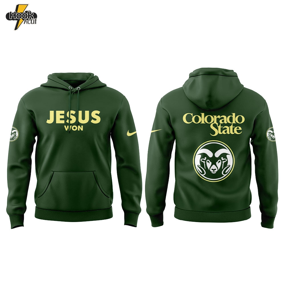 Colorado State Football Jesus Won 2025 Combo Hoodie Colorado State Football Jesus Won 2025 Combo Hoodie