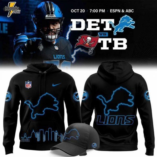 Detroit Lions "flip the switch' 2025-2026 Hoodie