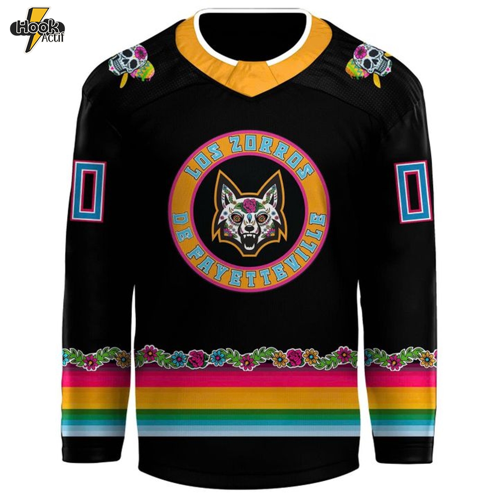 Fayetteville Marksmen x 2025 Día de Los Muertos Hockey Jersey Fayetteville Marksmen x 2025 Día de Los Muertos Hockey Jersey