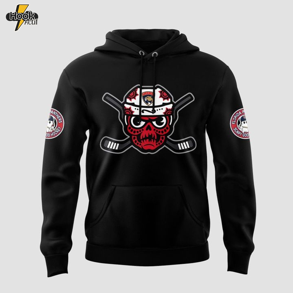 Florida Panthers Spoockey Skull Limited Edition Hoodie, Cap 2025 Florida Panthers Spoockey Skull Limited Edition Hoodie, Cap 2025