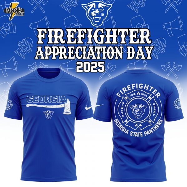 Georgia State Panthers Firefighter Application Day Shirt