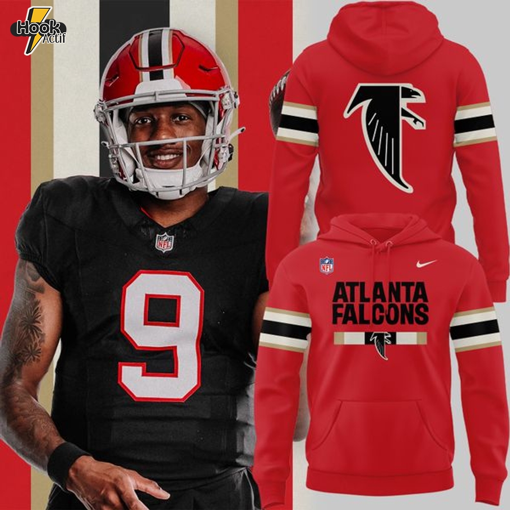 1966-1969 Atlanta Falcons Throwbacks Helmet Logo Red Hoodie 1966-1969 Atlanta Falcons Throwbacks Helmet Logo Red Hoodie