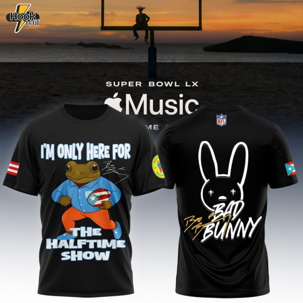 Bad Bunny Super Bowl Imusic Special Black Tee