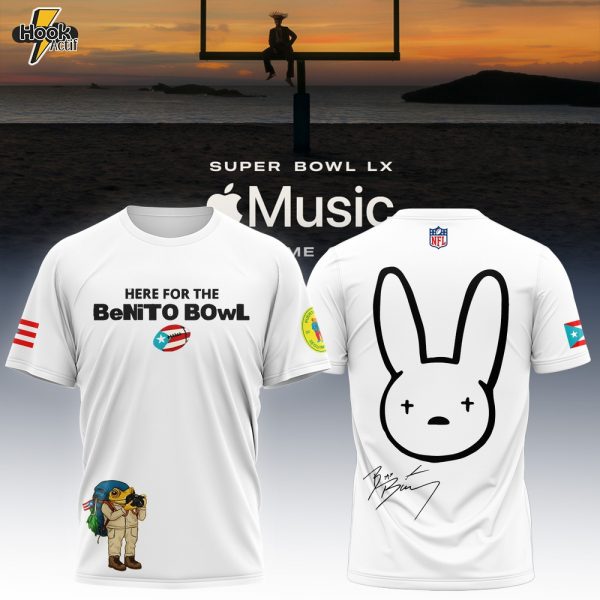 Bad Bunny Super Bowl Imusic Special White Shirt