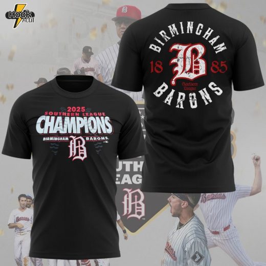 Birmingham Barons 2025 Southern League Champions T-Shirt