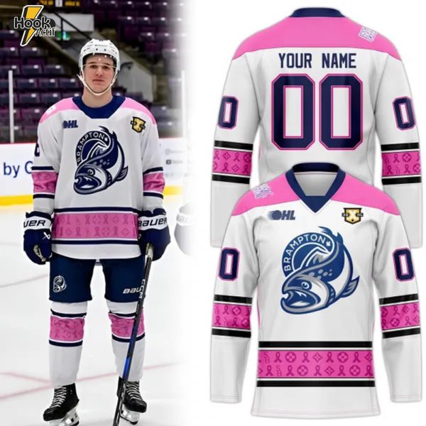 Brampton Steelheads Pink in the Rink 2025-2026 Hockey