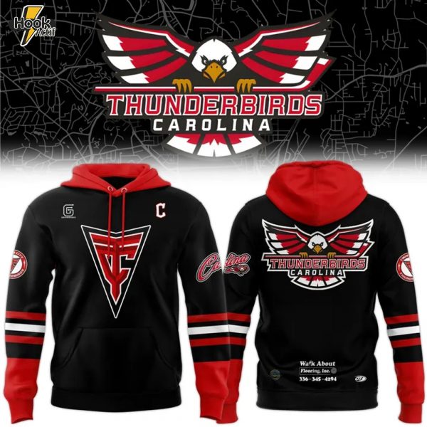 Carolina Thunderbirds New Season 2025-2026 Hoodie - Black