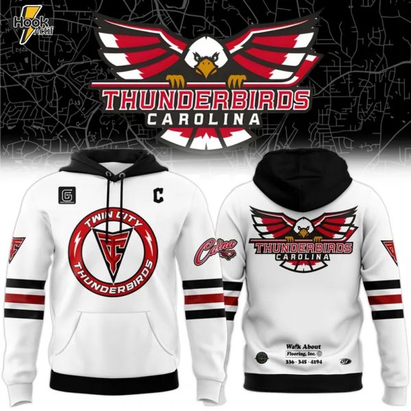 Carolina Thunderbirds New Season 2025-2026 Hoodie - White