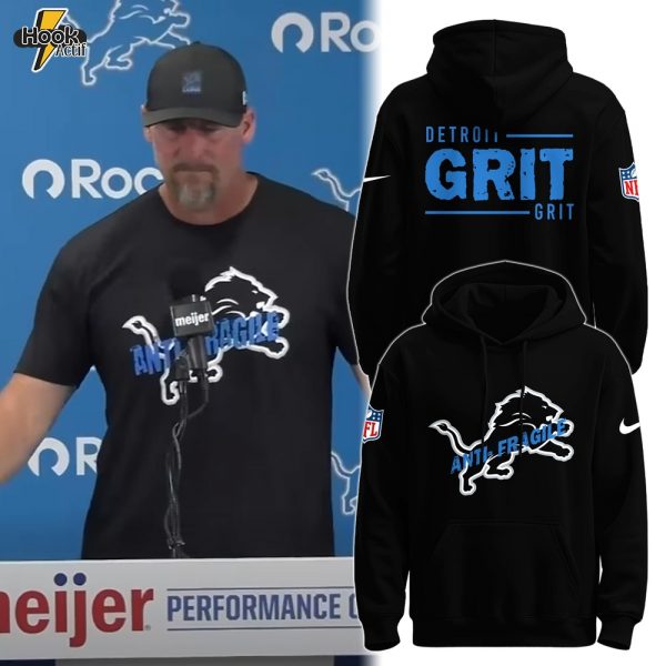 FDan Campbell DL Anti- Fragile Black Hoodie Limited Edition