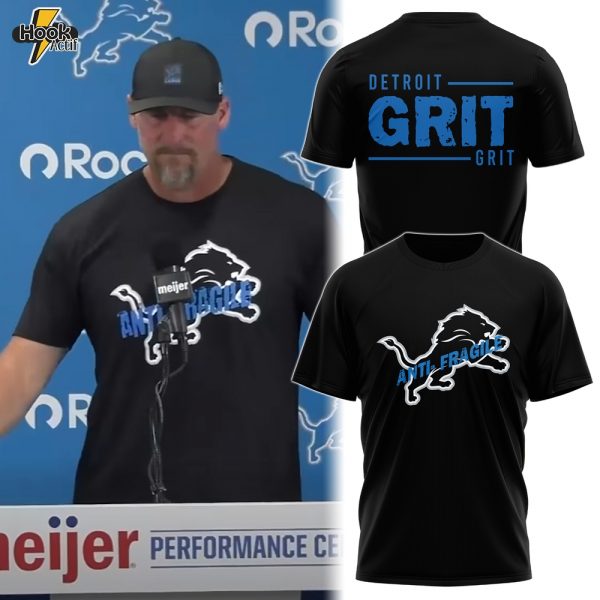 FDan Campbell DL Anti- Fragile Black T shirt Limited Edition