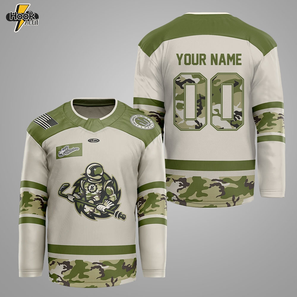 Limited Edition Komets Military Appreciation Night Custom Jersey Limited Edition Komets Military Appreciation Night Custom Jersey