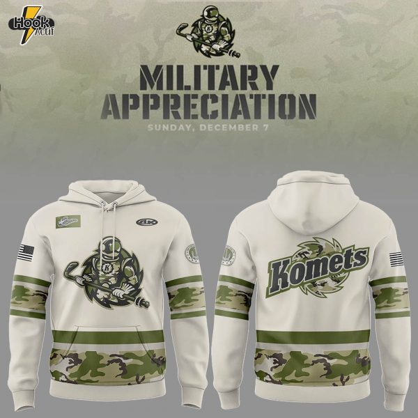 Limited Edition Komets Military Appreciation Night Hoodie