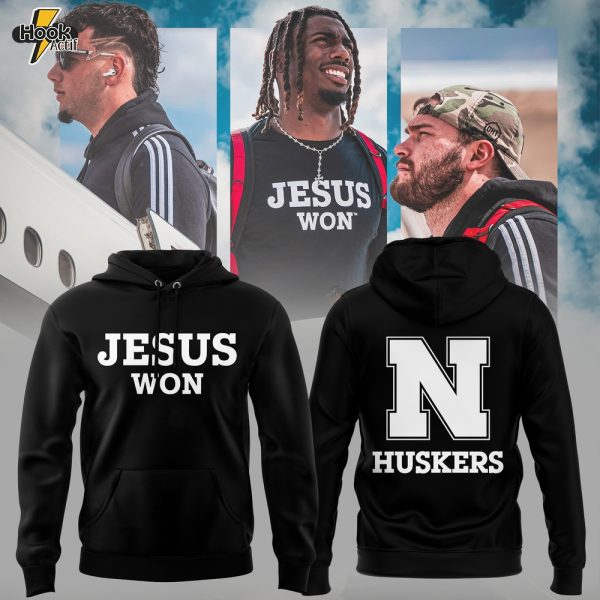 Limited Edition Nebraska Football Jesus Won Hoodie
