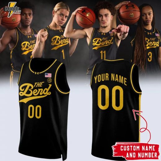 Notre Dame Fighting Irish "The Bend" Custom Basketball Jersey
