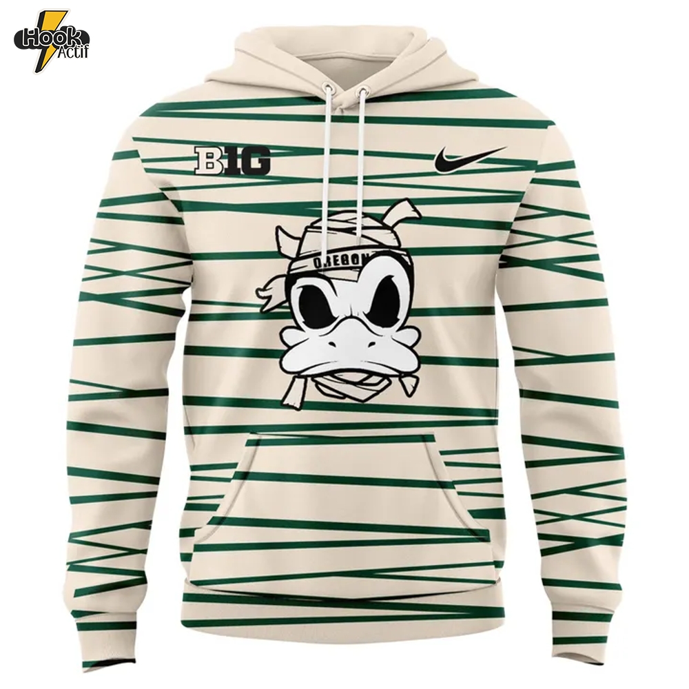 Oregon Ducks Cream ''Mummy Ducks'' 2025 Special Hoodie Oregon Ducks Cream ''Mummy Ducks'' 2025 Special Hoodie