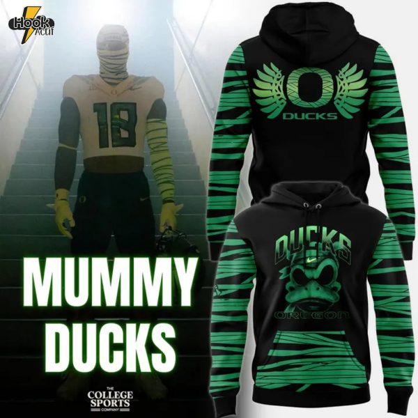 Oregon Ducks Green ''Mummy Ducks'' 2025 Special Hoodie