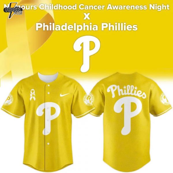 Philadelphia Phillies x Childhood Cancer Awareness Day 2025 Special Baseball Jersey